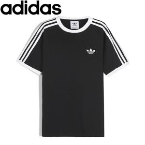 [아디다스] 남성 아디컬러 3S 스트라이프 반팔티 블랙 KE3538