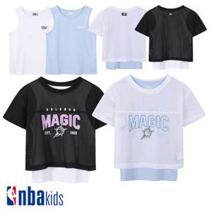 [백화점]NBA키즈 여아 메쉬 레이어드 2WAY 반팔티 K262TS640P