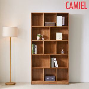 [까미엘]달리아2 고무나무 월넛 1000 5단 책장(PA_GN0180)