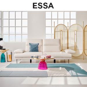 [에싸] 클로에 3인 스윙기능 크라비츠 패브릭 소파