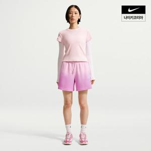 [나이키] 스포츠웨어 피닉스 플리스 여성 미드라이즈 쇼츠 IF7371-663