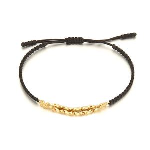 [우미골드]순금 시연 실크팔찌 3.75g