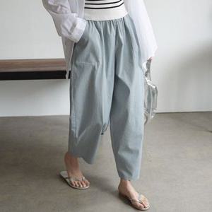 [하늘바라기]히야 이지커버 와이드 배기 팬츠