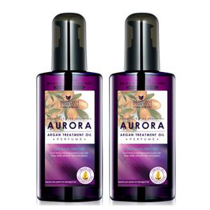 오로라 아르간 오일 헤어에센스 140ml 2개 / 헤어오일 퍼퓸 손상모발 케어 7가지 오일성분