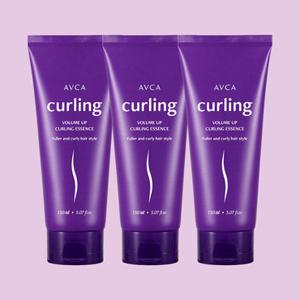 아브카 볼륨업 컬링 헤어 에센스 150ml x 3개 컬크림 미용실 컬링 에센스