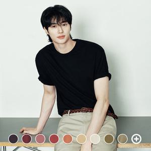 [지오다노/본사] 026540 변우석 코튼 저지 크루넥 반팔 티셔츠