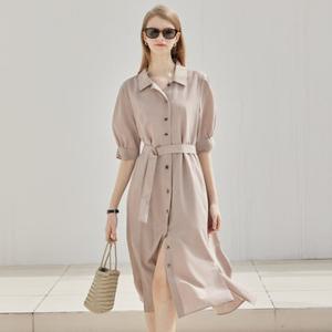 [리안뉴욕][택가249,000원] 라이트 셔츠 원피스