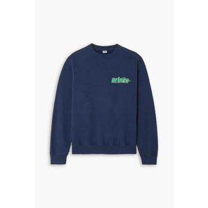 스포티앤리치 긴팔 티셔츠 WS067S414RN NAVY CLEAN MINT DOM