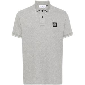 스톤 아일랜드 2SC18 스트레치 코튼 피케 숏슬리브 폴로 셔츠 80