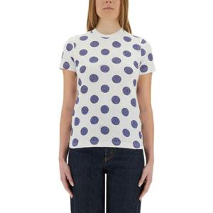 모스키노 반팔 티셔츠 07160441 1002 WHITE