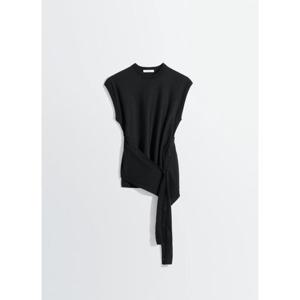 르메르 민소매 티셔츠 PO0002 LK087 999 BLACK DOM