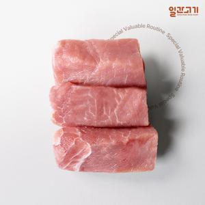 [일간고기][냉장] 국내산 한돈 등심 돈가스용 500g