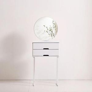 [라일리] Rly C7293 입식 화장대 원형 거울 세트 500 2colors