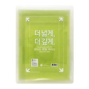 문화 와이드 화일케이스L 대 A4 투명 F991-71
