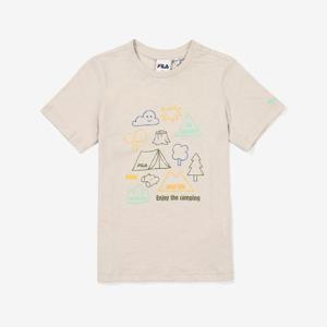 [휠라 키즈]캠핑 그래픽 이모지 티셔츠 (FK2RSF2204X_SAD)