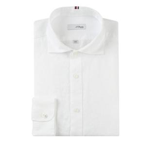 [에스티듀퐁(셔츠)]퓨어 린넨 소재 슬림핏 긴소매 셔츠 SE4SM21LS315SWH