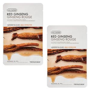 [더블구성]  더페이스샵 갈아만든 홍삼 마스크시트 20g