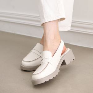 [지쎄공식몰] 천연가죽 여성수제화 케일리 로퍼 샌들 GIS-45223