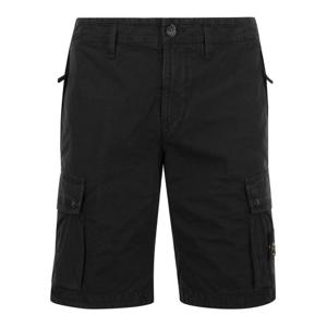 [스톤아일랜드] 스톤 24SS 와펜 패치 버뮤다 숏팬츠 블랙 8015L1