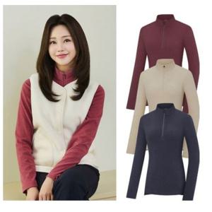 [콜핑]LD18 여성 겨울 폴라플리스원단  집업등산티 KWT0440W