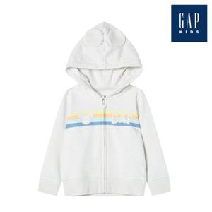 [갭키즈] 캐릭터 스트라이프 후드 집업(833337-02-9_WH)