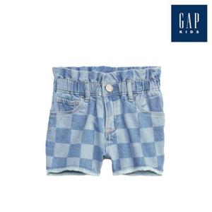 [갭키즈] 체커 보드 데님 쇼츠(874530-00-9_IG)