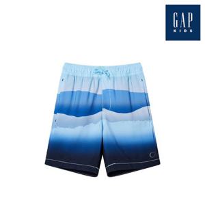 [갭키즈] 프린티드 퀵드라이 쇼츠(824893-07-9_BL)