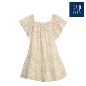 [갭키즈] 링클 레오파드 플러터 원피스(874390-00-9_LBE)