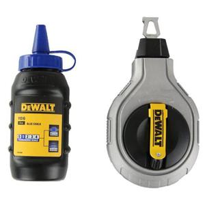 디월트 30m 블루 초크라인세트 DWHT47425-9 먹통 먹줄