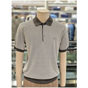 [닥스(셔츠)][26신상품]닥스 배색 반팔 카라티 DMS1SWTS105 G1(사은품/선물포장)