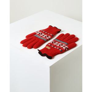 남성 페어아일 니트 장갑 HZGV4F105R2