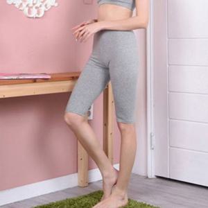 레깅스 여름 7부 무릎 스판 면레깅스 무지 반쫄바지