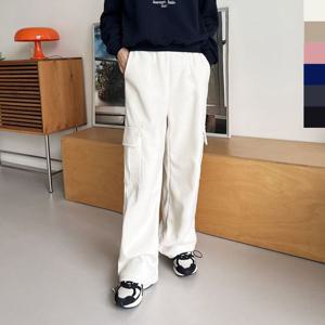 GSS CF189W 여자골덴카고와이드스트링팬츠-후리스안감