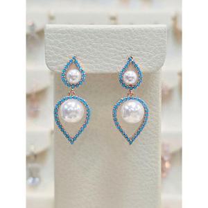 볼라레 세이브존03 볼라레 터키석 진주 핀토 드롭귀걸이 AGSSS1662A