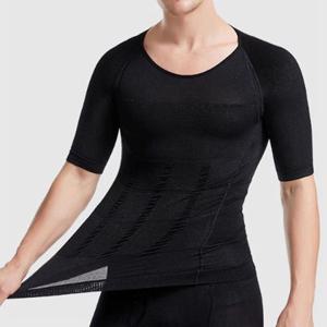 여유증보정 똥배 압박 라운드 남성용 보정티 어깨보정