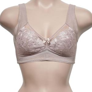 보엠 여성 A컵 노와이어 보정브라 플라워 푸쉬업 편한