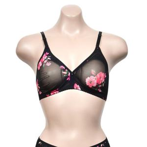 가벼운속옷 시스루 노와이어 B컵브라 심플 베이직