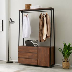 아이앤 레버티 1200 3단서랍 이동식 행거 SY