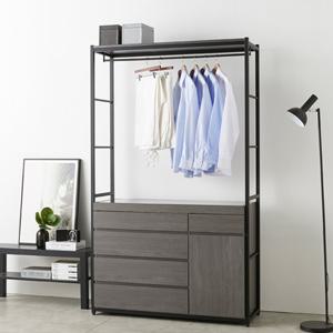 아이앤 레버티 1200 시스템 4단서랍 드레스룸 행거 SY