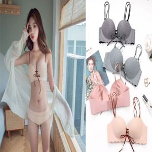 블에이 여자속옷 노와이어 브라 팬티 세트 BA-04