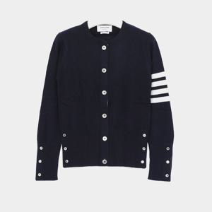 톰브라운 캐시미어 크루넥 여성 가디건 FKC002A 00011 415