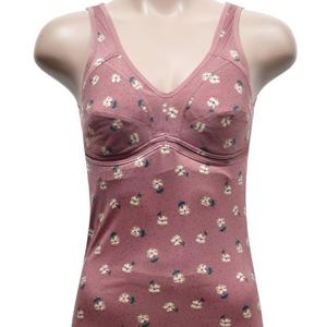 보엠 꽃무늬 나염 여성 노와이어 노몰드 브라러닝