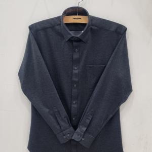 [레노마셔츠]저지솔리드라이크 프린트 일반핏 긴소매ROFSG1412DG