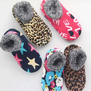 여자 방안덧신 벨벳패턴 3켤레랜덤