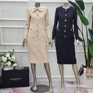 [미니멈]MD 리본 넥 포켓 원피스 MD MYDGWO0800 M_CJ