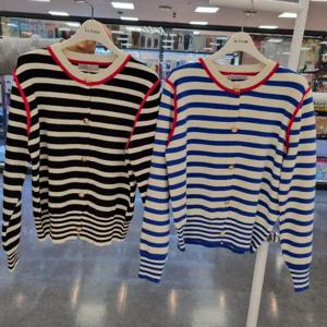 라티움 HC34 봄.가을간절기단가라깔끔한니트가디건 T2513Cd06