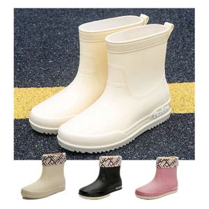 여자 겨울장화 레인부츠 기모 안감 털 숏 부츠 눈비