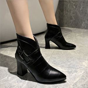 LQ-6628 여성힐부츠 앵클부츠 앵글부츠 워커부츠