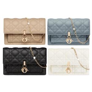 디올 양가죽 데일리 체인 파우치 S0937ONMJ_M