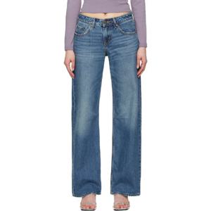 26 SS 리바이스 여성 블루 로우 루즈 데님 진 251099F069065